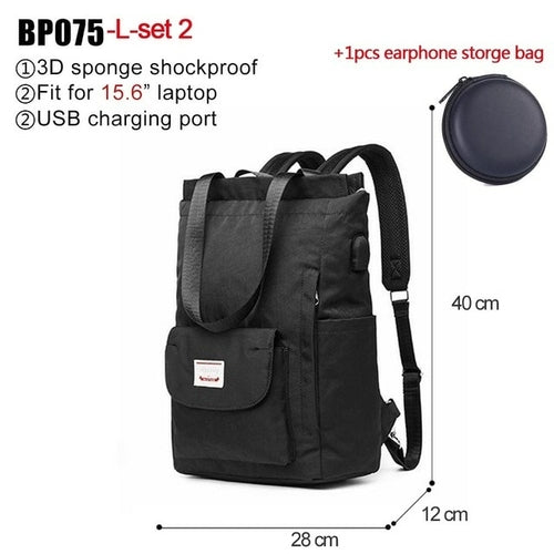 City Commuter Waterproof Convertible Laptop Bag