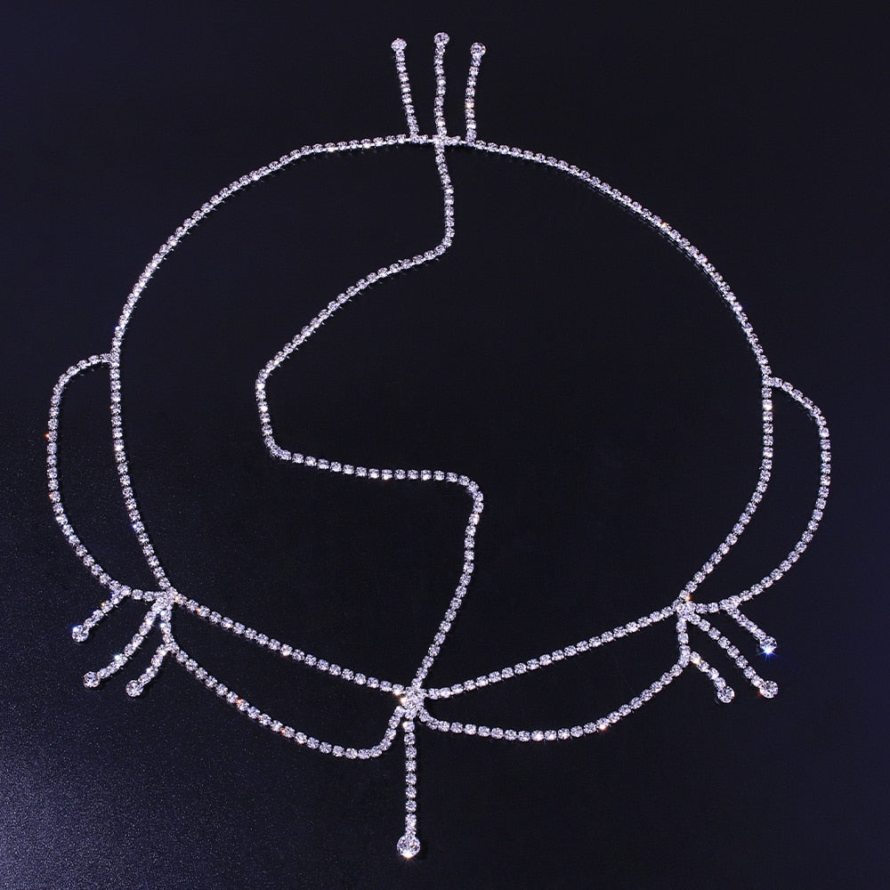 Elegant Rhinestone Headpieces for Bridesmaids