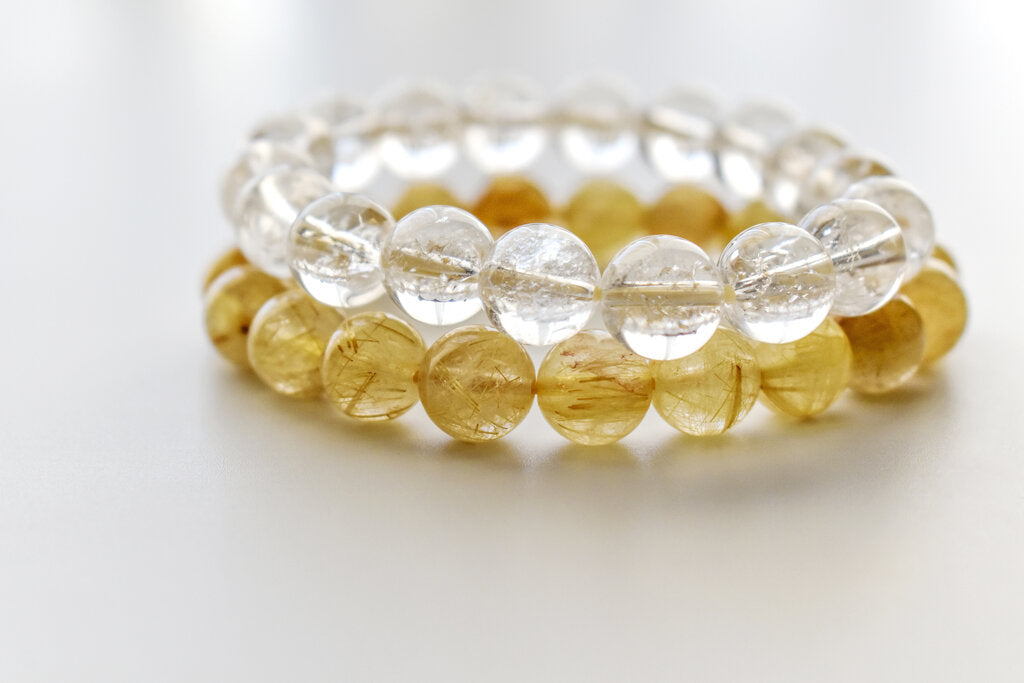 Healing Energy Gemstone Rhinestone Bracelets | Shiningthing