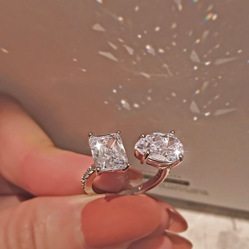 diamond alternatives engagement rings
