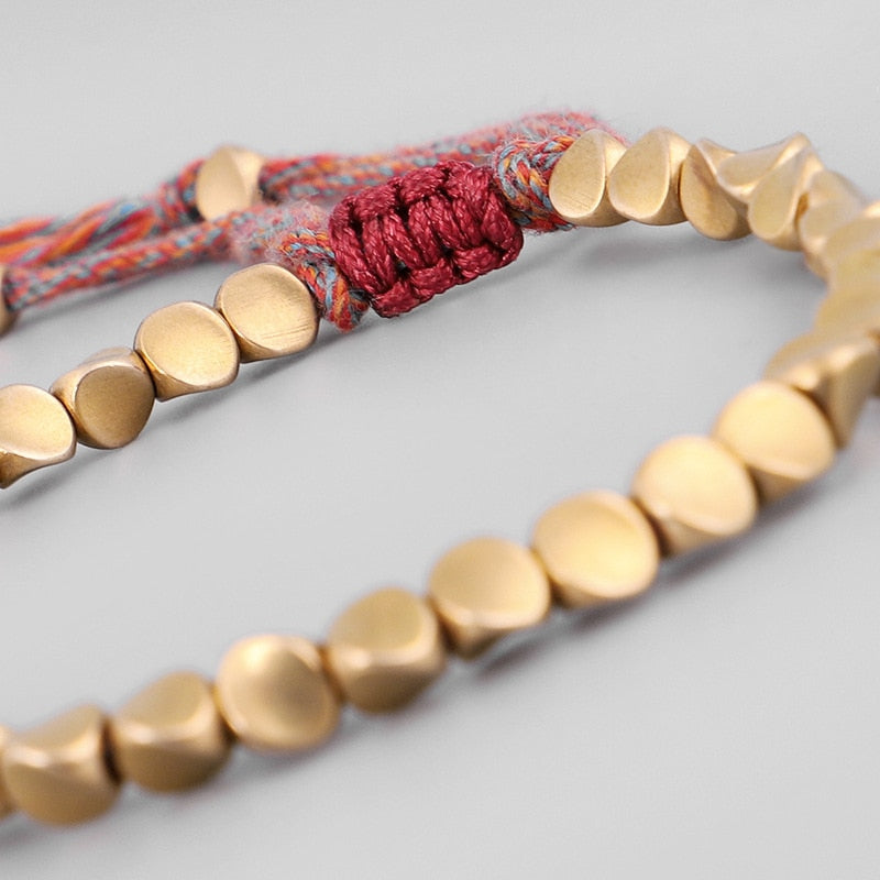 Handmade Buddhist Bracelets with Tibetan Blessed Beads