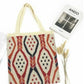 Bohemian Style Knitted Woolen Shopper Bag