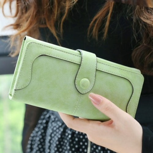 green long wallet