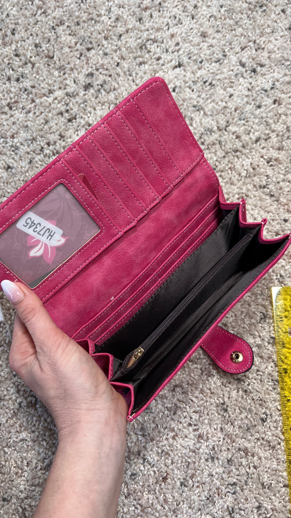 wallet long leather