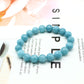 Natural Aquamarine Stone Beads Bracelets