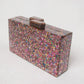 Acrylic Evening Clutch with Embellished Sequin
