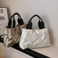 Spring Metallic Gloss Padded Top Handle Bags and Satchels