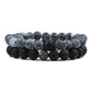 Natural Lava Stone Healing Property Bracelet for Yoga and Meditation