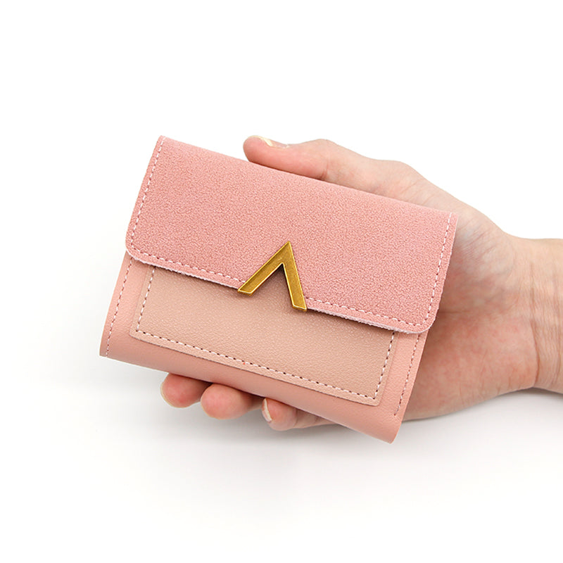 Women's Trifold Bifold Wallet Pink