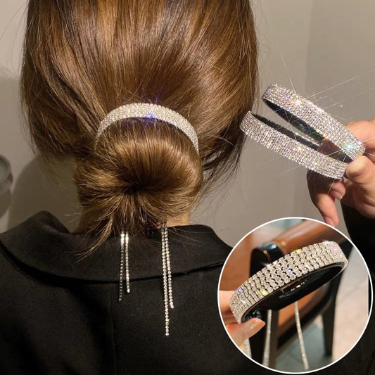Elegant Rhinestone Tassel Hair Claw Hair Clips