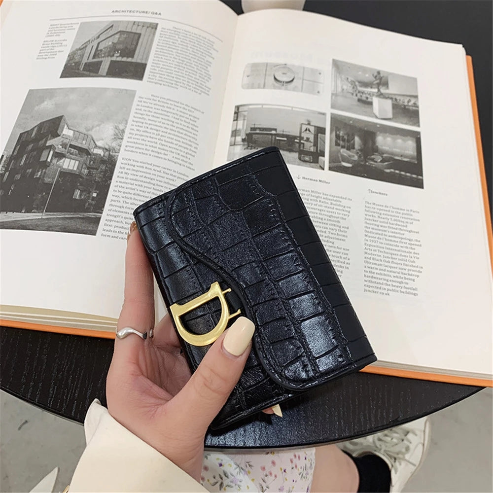 Fashion Wallet With Letter D For Women