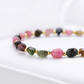 Colorful Natural Stone Tourmaline Bracelet